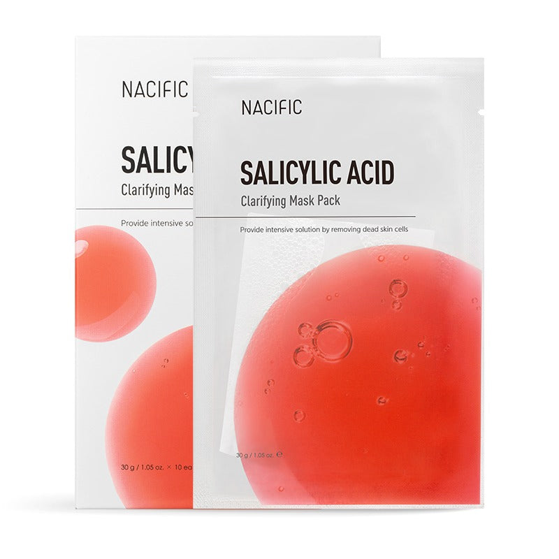 NACIFIC Salicylic Acid Clarifying Mask Pack (10 Sheets)