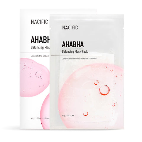 NACIFIC AHA BHA Balancing Mask Pack (10 Sheets)