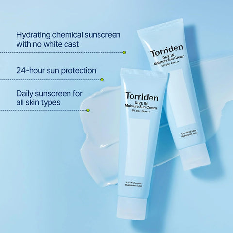 Torriden DIVE IN Watery Moisture Sun Cream SPF 50+ PA++++