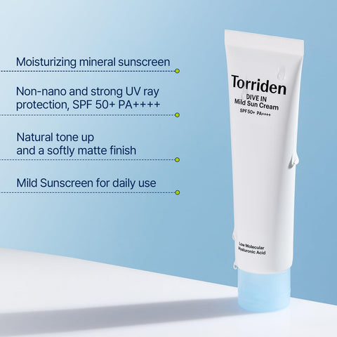 Torriden DIVE IN Mild Sun Cream SPF 50+ PA++++