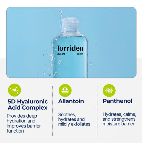 Torriden DIVE IN Low Molecular Hyaluronic Acid Toner