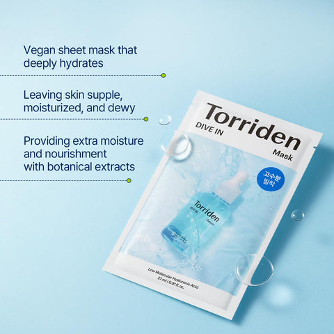 Torriden DIVE IN Low Molecular Hyaluronic Mask