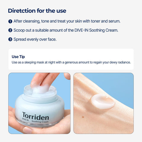 Torriden DIVE IN Low Molecular Hyaluronic Acid Soothing Cream